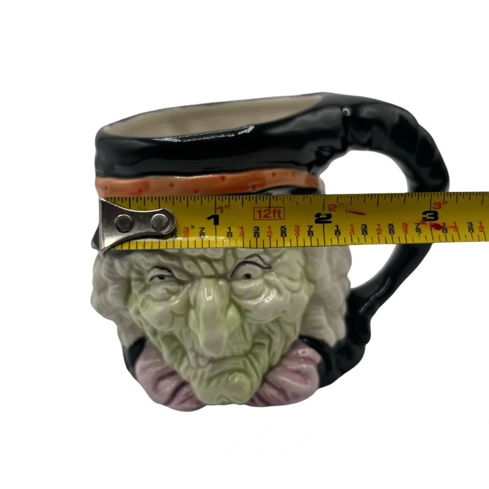 VINTAGE 1988 FITZ AND FLOYD HALLOWEEN WITCH MUG
